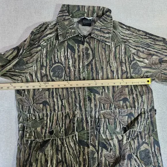 10X Camo Hunting Jacket Mens M 38-40 Full Zip Collared - Picture 5 of 6